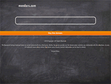Tablet Screenshot of mendars.com
